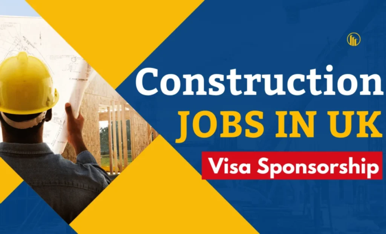 Construction Jobs in United Kingdom for Foreign Workers