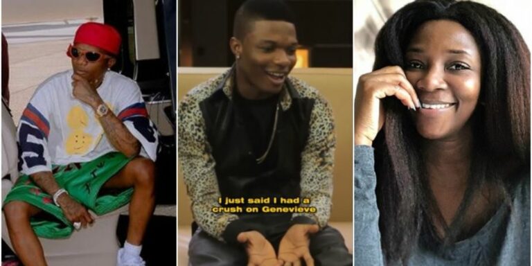 “Calm down, You’re My Little Bro..I’m your Aunty Wiz” – Media guy reveals what Genevieve Nnaji told Wizkid for crushing on her (Video)